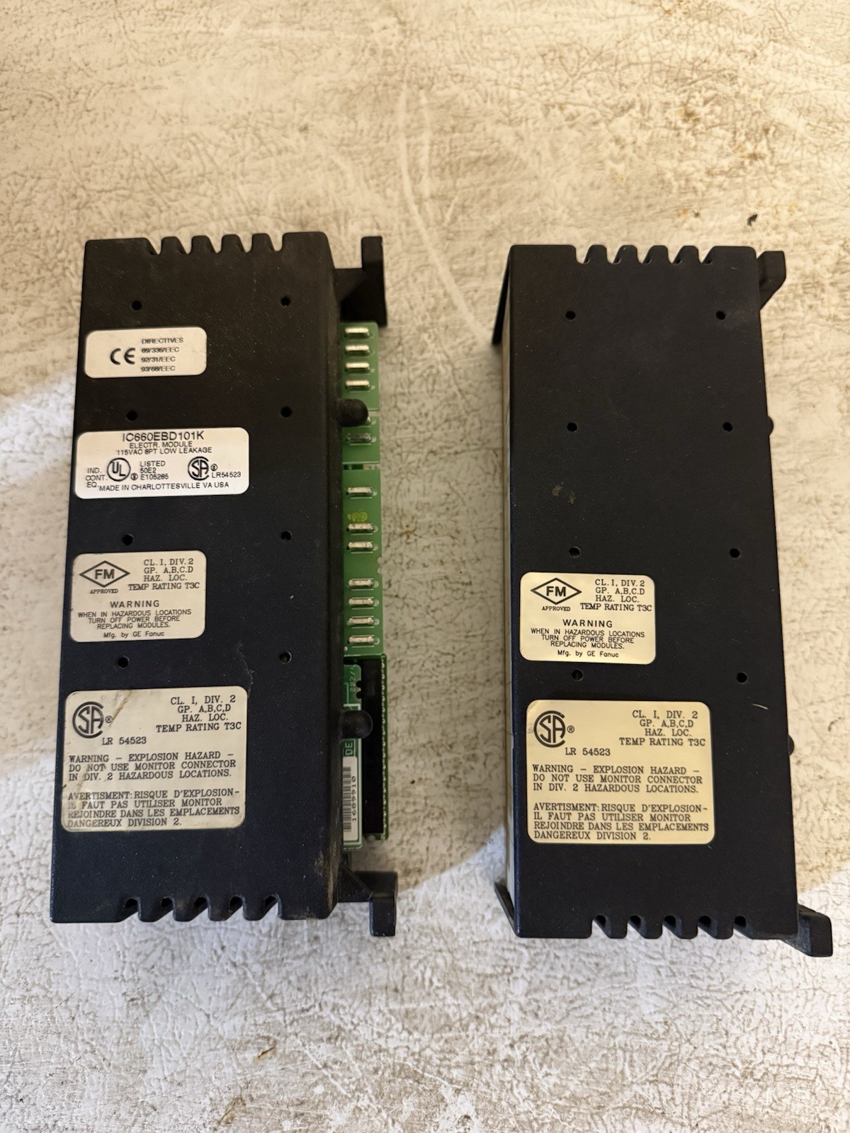 Genius C660EBD101K 115 VAC 8PT 50/60 Hz In/Out IC660EBD101 IC660TSD100