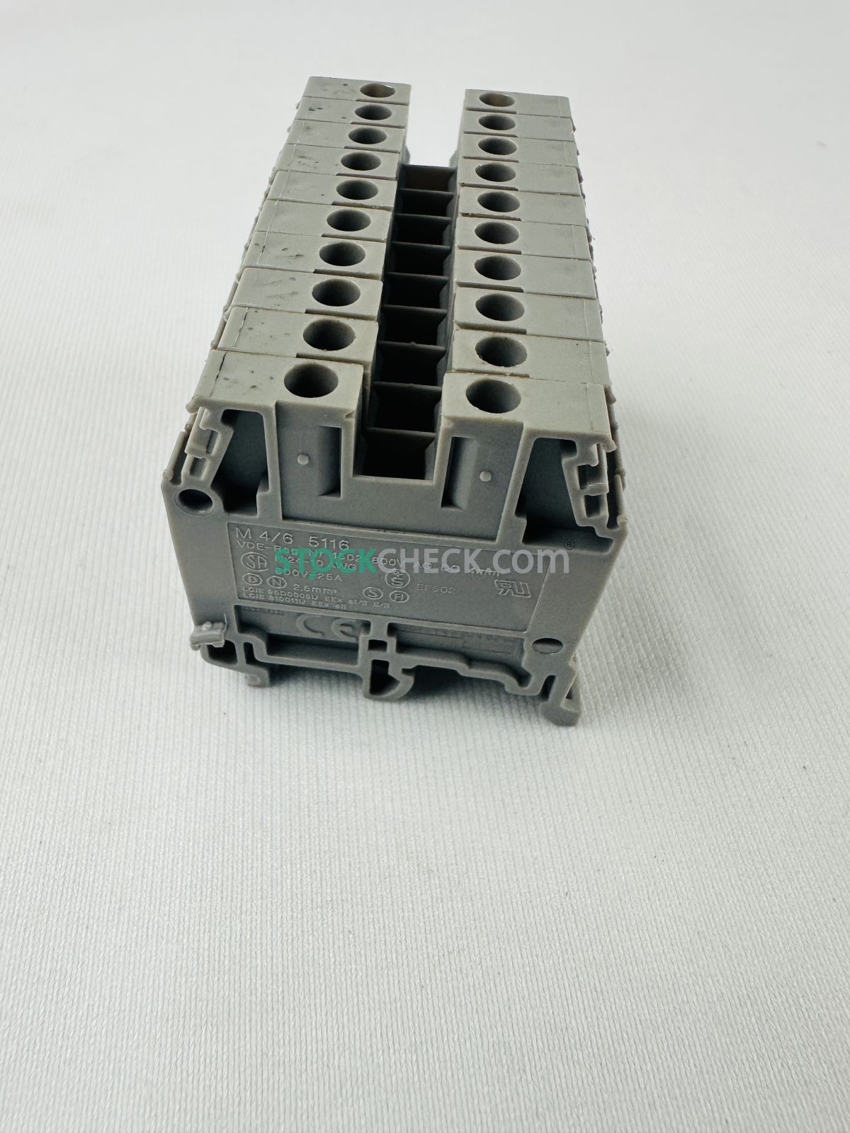 Entrelec M4/6-5116 Terminal Block – Lot of 10