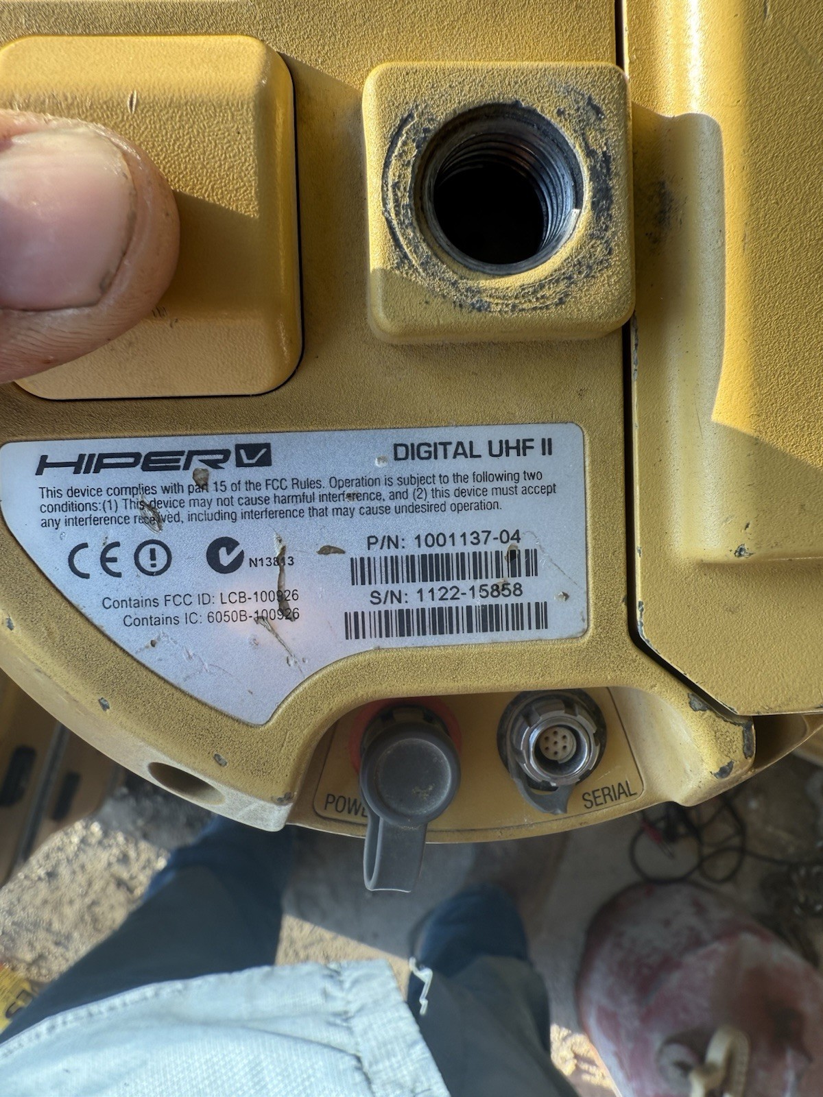 UHF Digital 2 Topcon Rover/Base Head Only