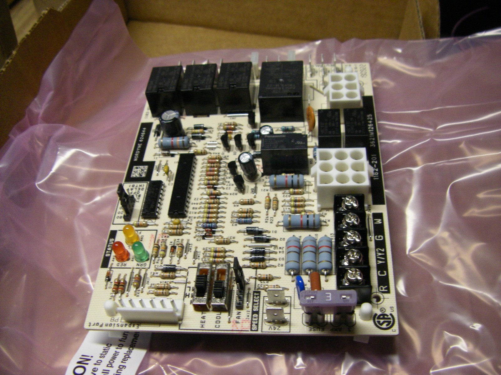 PARTNERS CHOICE 920915 NORDYNE CONTROL 1 – ST, G7 BOARD