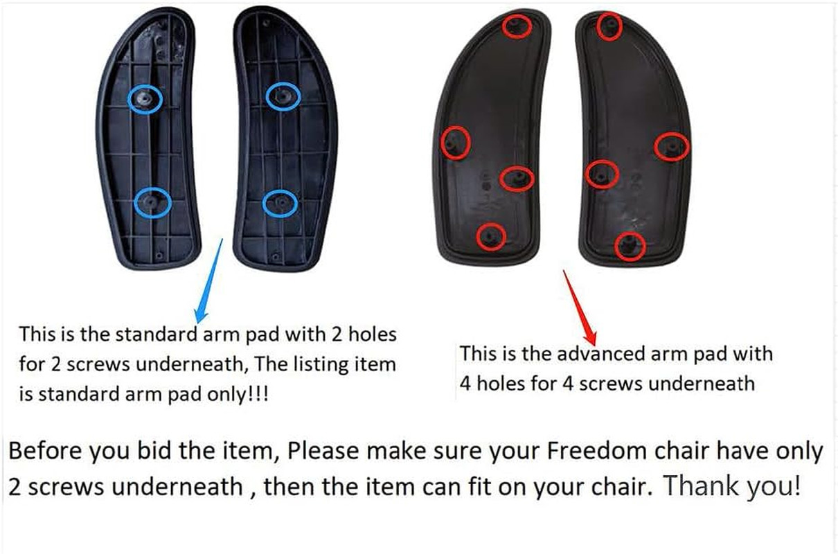 Mingyi.Office Vinyl Arm Pads Caps for Humanscale Freedom Office Chair, Only Avai