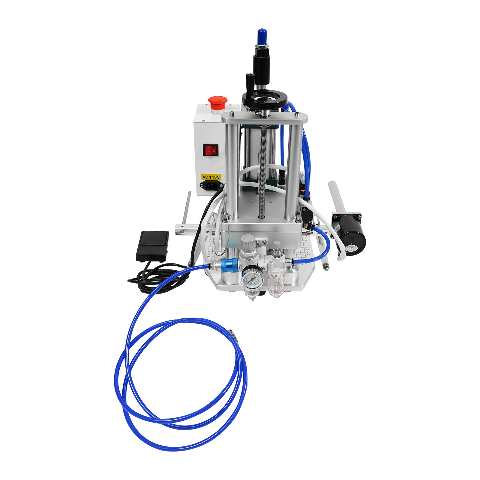 Pneumatic Hot Foil Stamping Machine PVC Leather Pu Paper Digital Emboss Machine