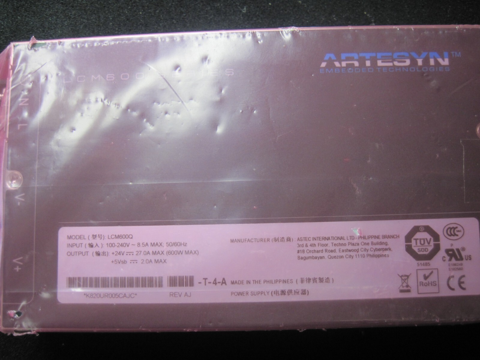 LCM600Q ARTESYN