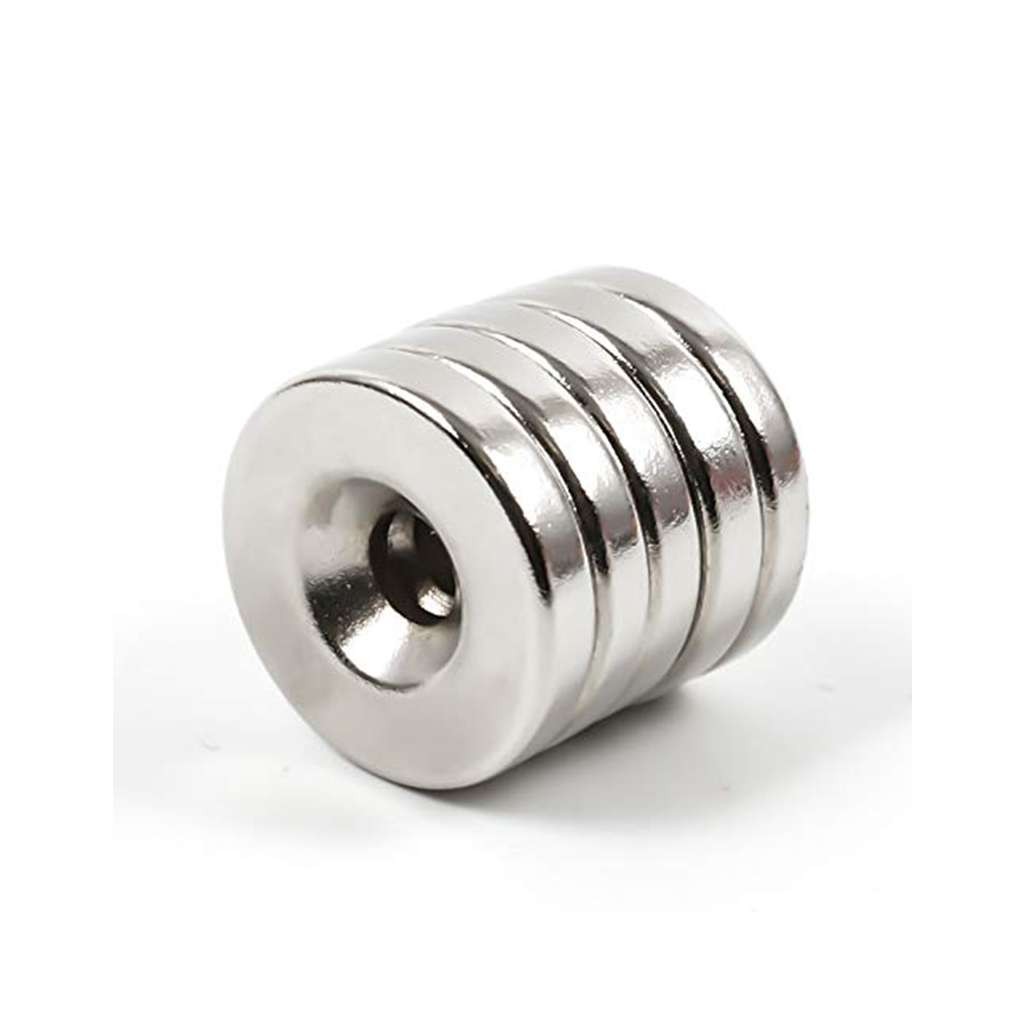 LOT Strong Countersunk Ring Magnets 20mm Diameter Rare Earth Neodymium Hole 5mm