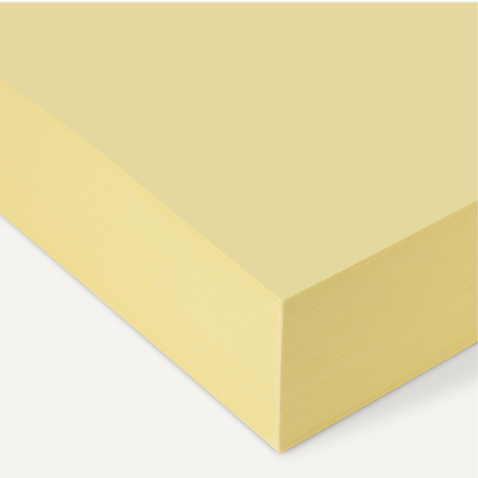 500 Sheets 8.5×11 Pastel Canary Yellow 20lb Recycled Copy Printer Paper