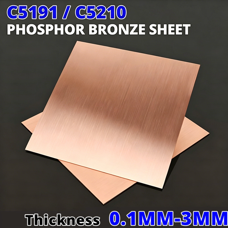 Phosphor Bronze Sheet Plate Metal Sheet Foil Plate Strip Thickness 0.1mm-3mm
