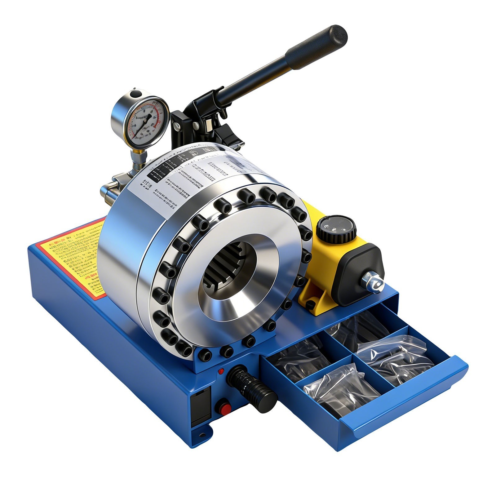 Universal Hose Crimping Machine for Hydraulic Pipe 1/8 to 1 Inch Set