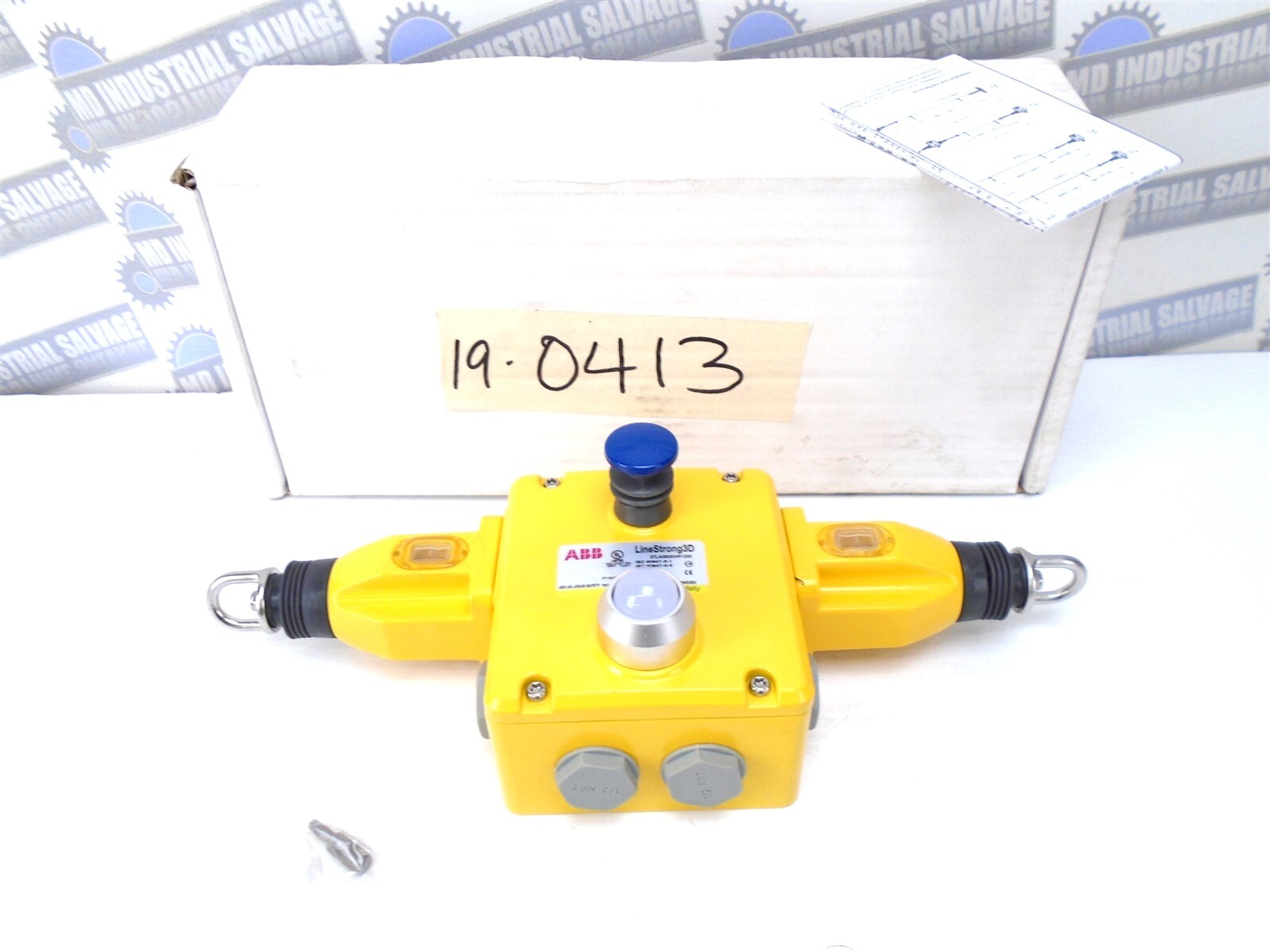 ABB – 2TLA050204R1233 – CABLE PULL SWITCH – 4NO/2NC 110V LED 230V 3A AC15 A300