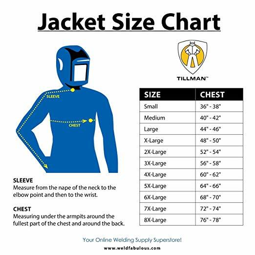 Durable Lightweight 9 OZ Flame Fire Resistant Cotton Safety WELDING JACKET SMALL