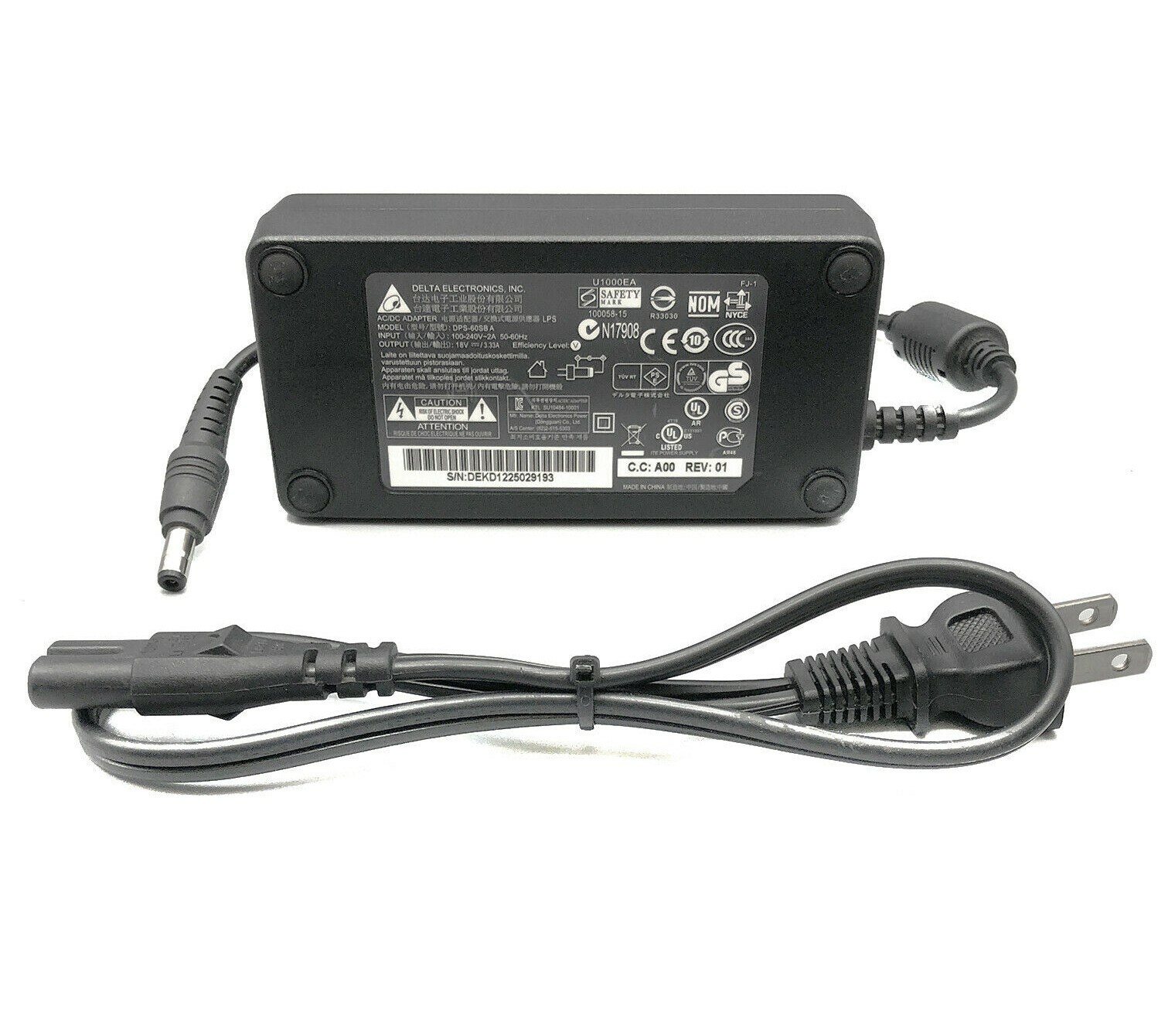 Original Delta AC Power Adapter for Brady BMP71 Thermal Transfer Label Printer