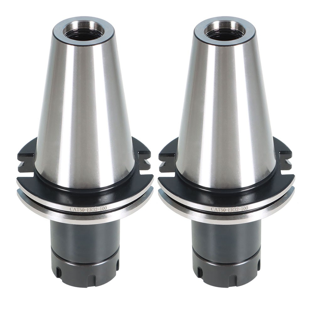 4 PCS CAT50-ER32 COLLET CHUCK 4″ Gage Length—4 CHUCKS NEW Tool Holder Set