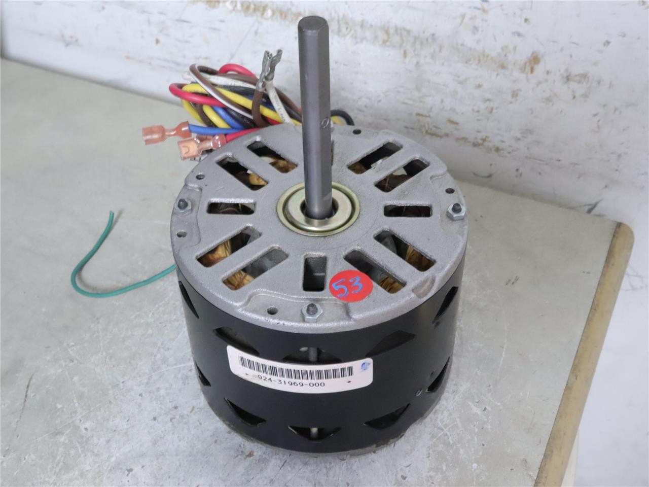 AO Smith F48P23A50 Blower Motor 1/3HP 115V 1075RPM 4SPD 60Hz 024-31969-000 CCWLE