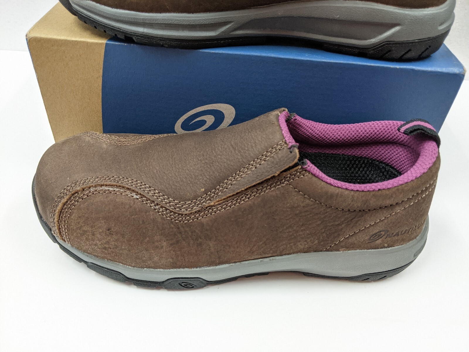 Nautilus Safety Footwear Women’s Slip-on ESD Industrial Shoe Size 7 MED Brown