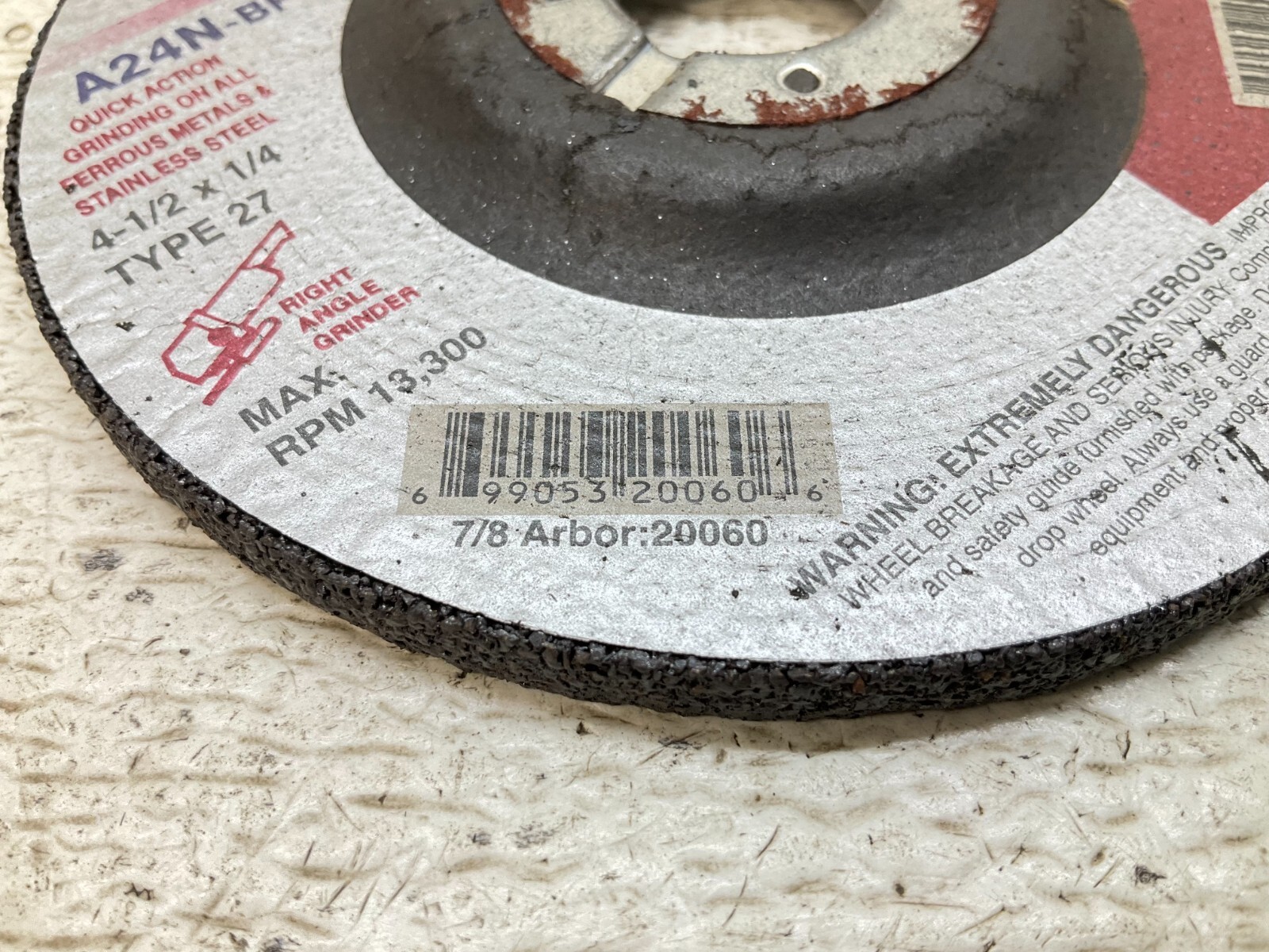 Sait Grind A24N-BF Grinding Wheel Max RPM 13,300 A24NBF New (TB)