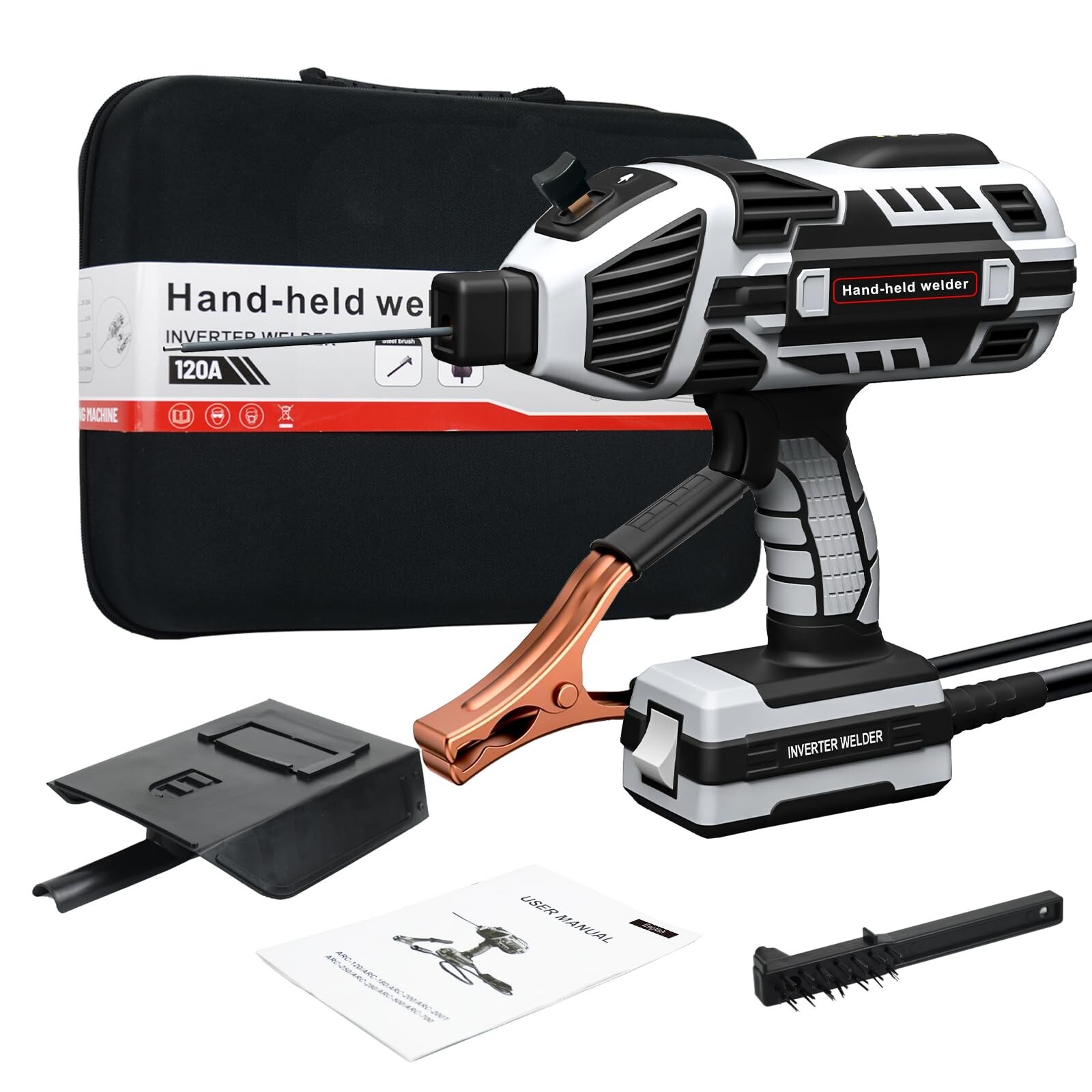 TRQWH 110V Handheld Stick Welder, 6 Variable Current, IGBT Inverter Design
