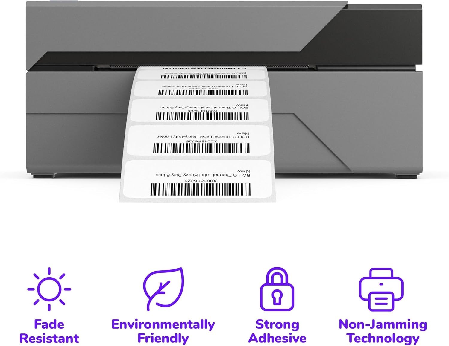 Direct Thermal 2×1 Barcode Labels – Roll of 1,000 Thermal Labels | Commercial…