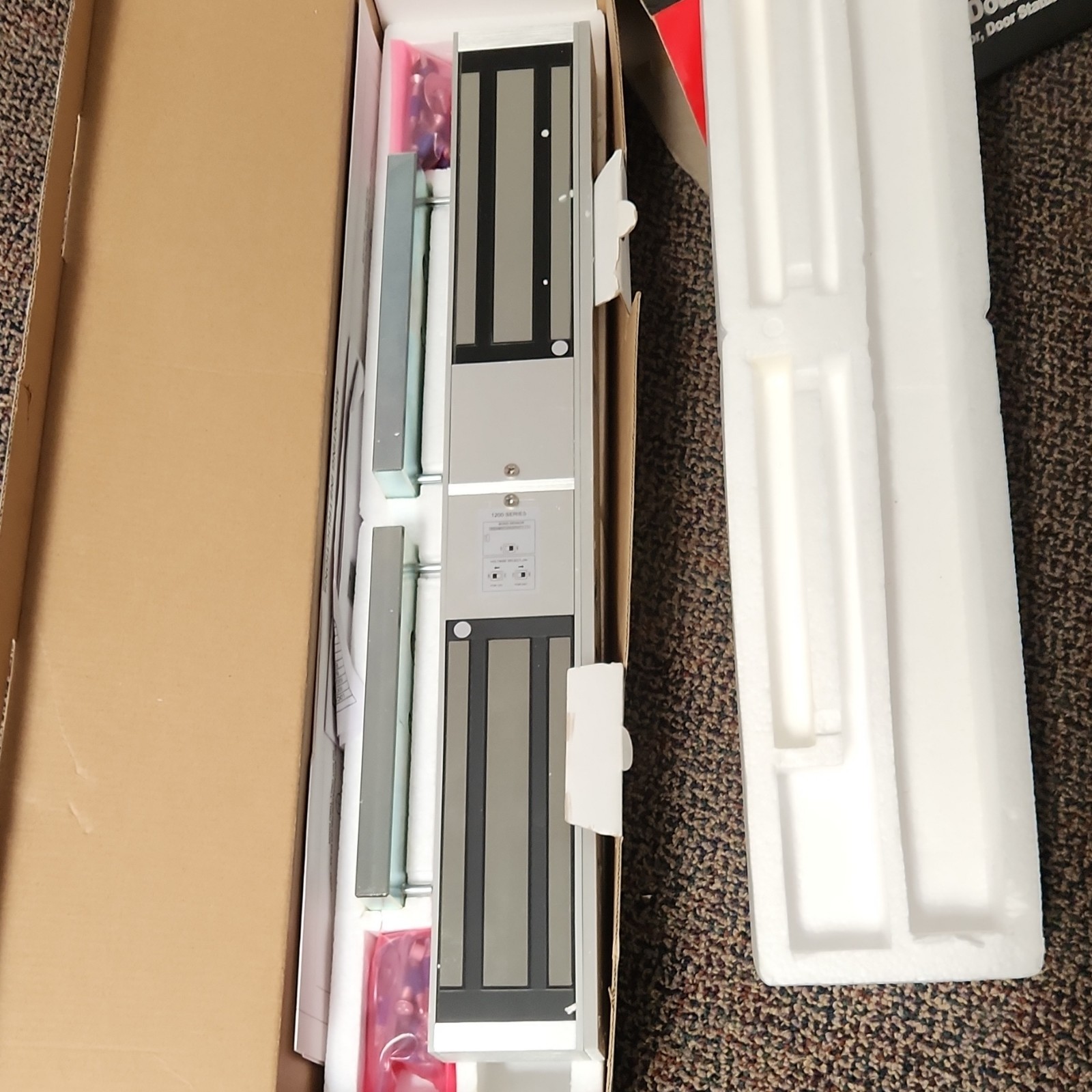 Alarm Controls 1200D Double Door Electromagnetic Lock 1200 lb 12/24V DC