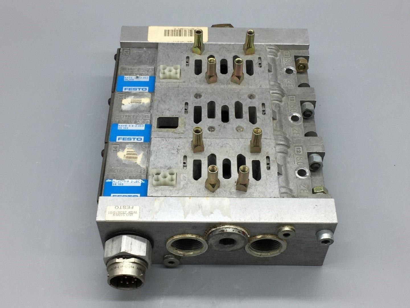 Festo NAVE-3/8-2-ISO/ IEPL-04-D-2/ IEPR-04-D-2 Manifold Valve Assembly
