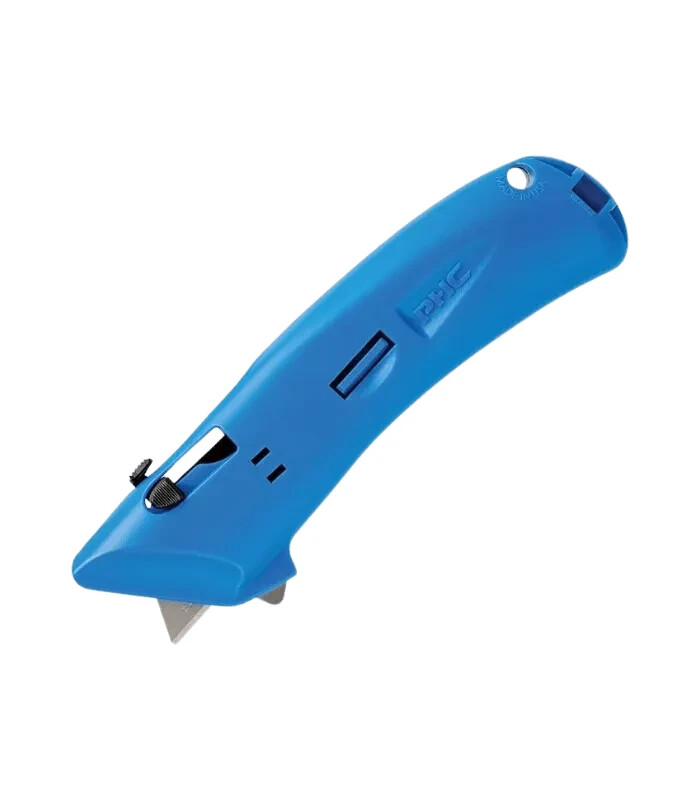 PHC Pacific Handy Cutter EZAR Auto-Retract Safety Knife With Tape Splitter
