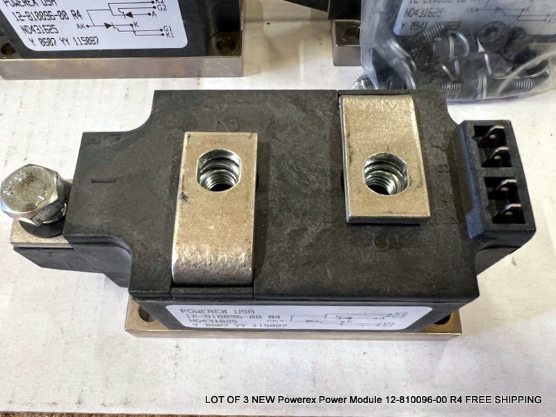 LOT OF 3 NEW Powerex Power Module 12-810096-00 R4 FREE SHIPPING