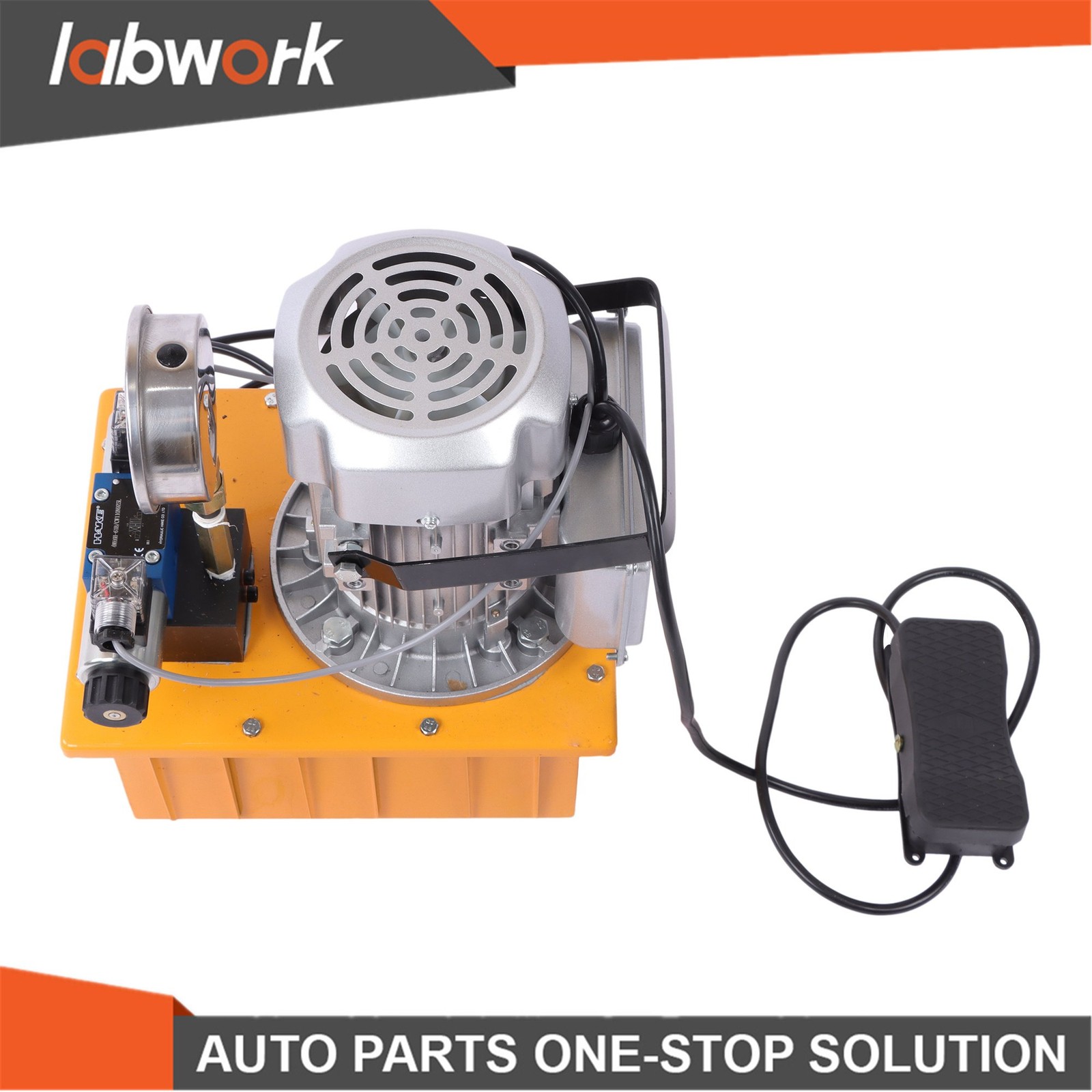 Labwork 10000 PSI Double Acting Hydraulic Pump 8L 0.7L/min 750W 110V