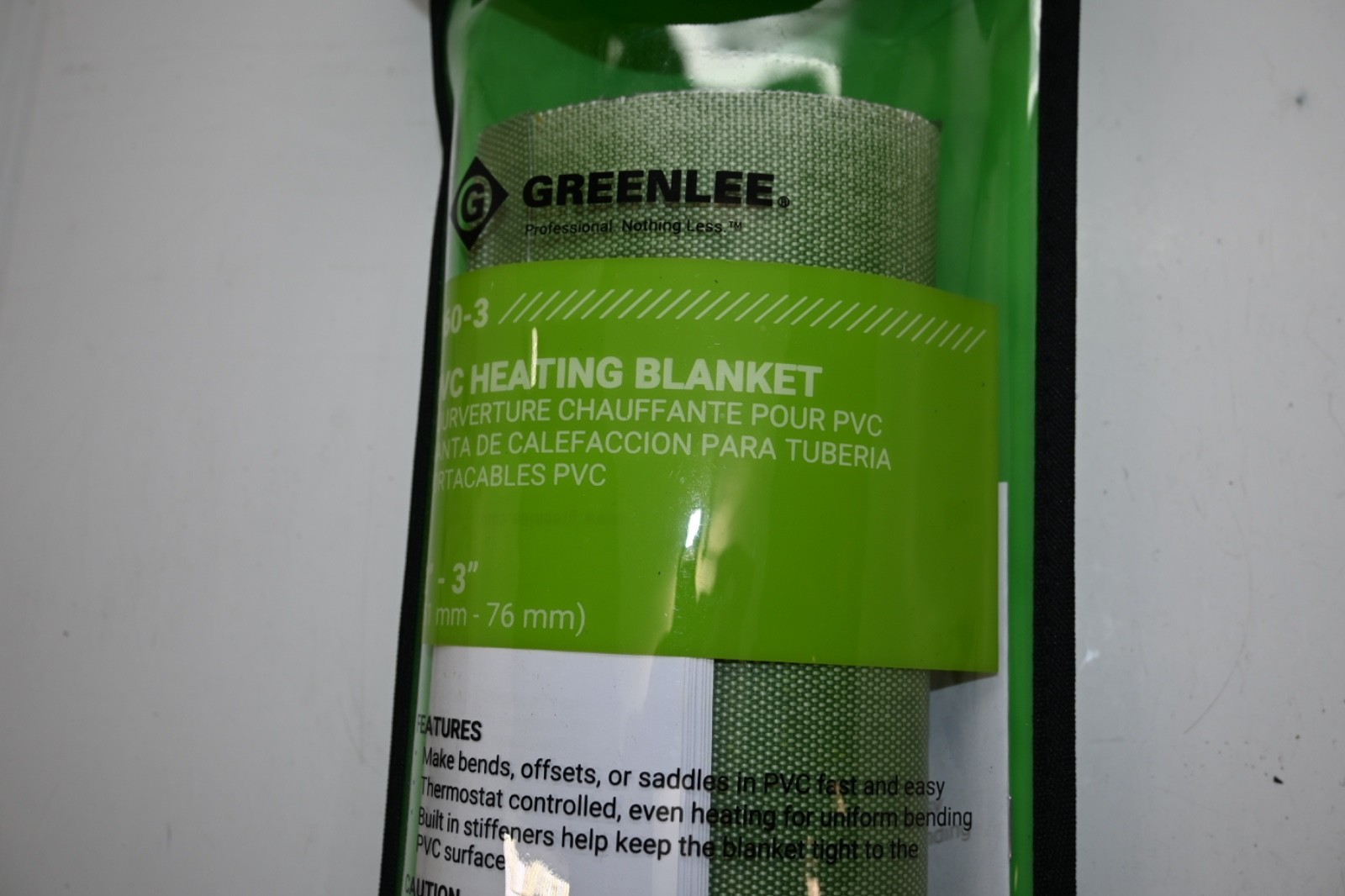 Greenlee 2» – 3» PVC Heating Blanket (860-3) NEW