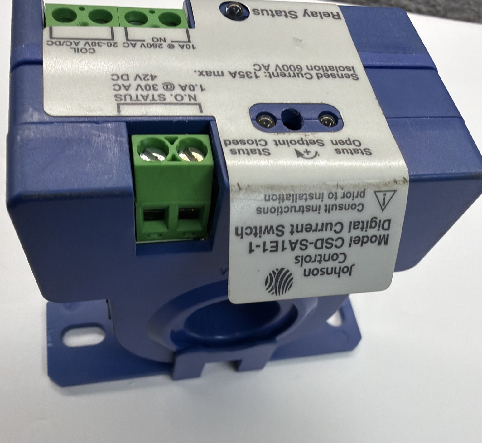 Johnson Controls CSD-SA1E1-1 Current Switch Johnson Controls 20-30v AC/DC