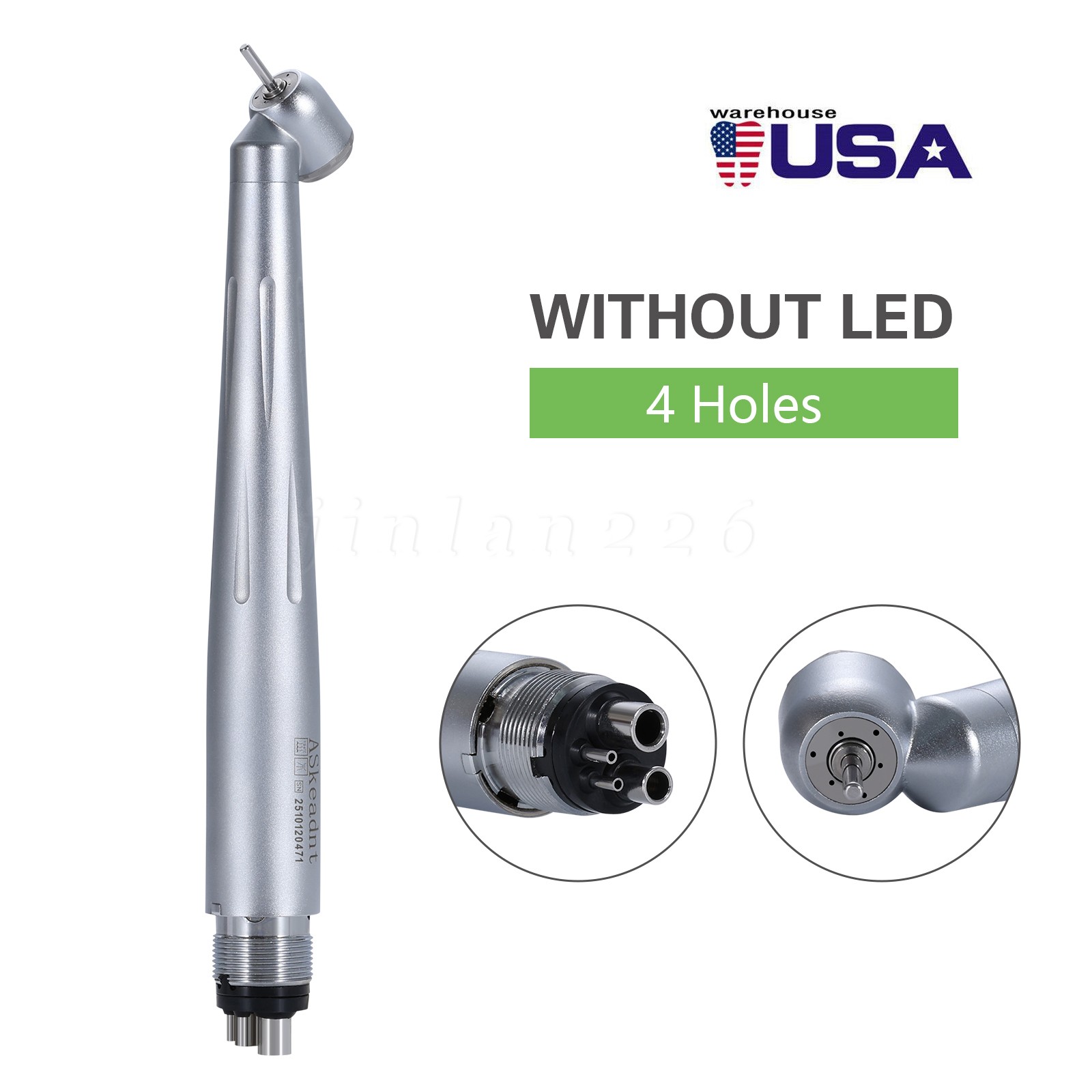 Dental Implant Motor System Brushless 20:1 Surgical Handpiece Contra Angle UPS