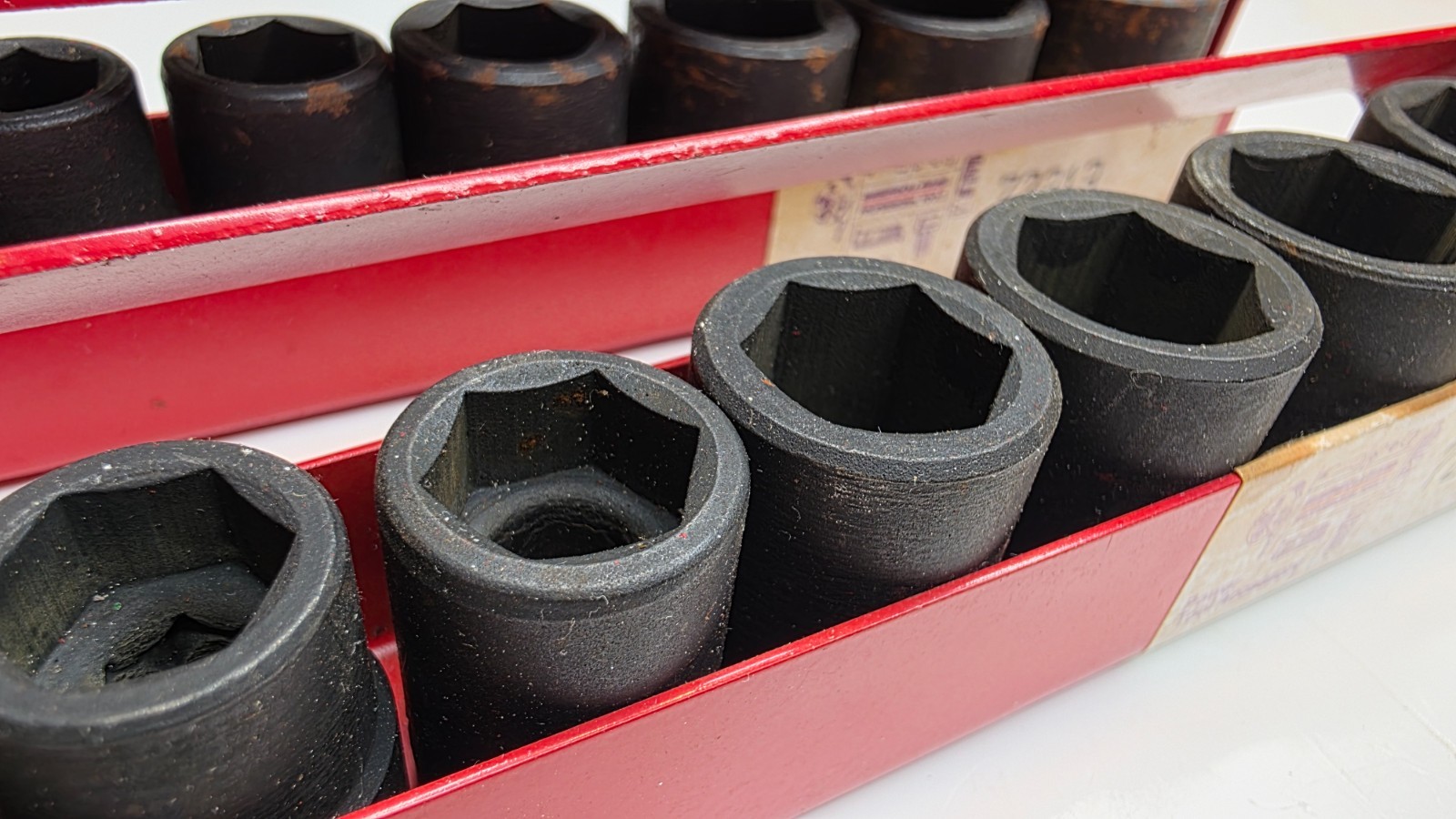 2x Wright Tool 72313 8pc 3/8in Drive 6-Point SAE Impact Socket Set