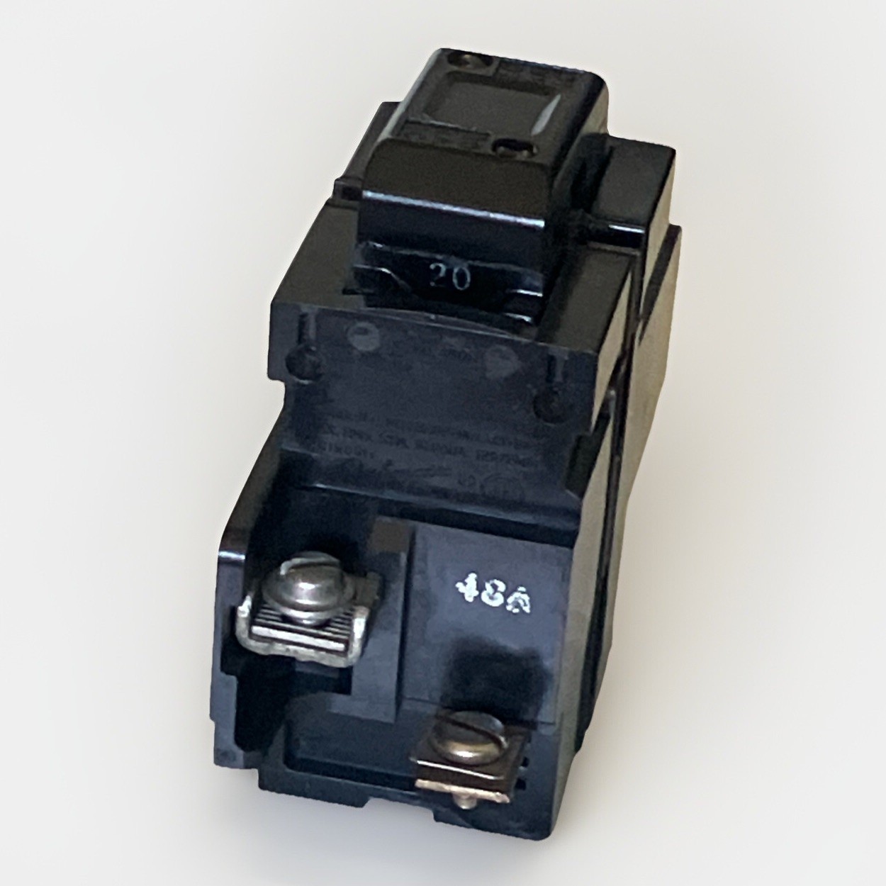 Bulldog P220, 20 Amp, 120-240 Volt, 2 Pole Pushmatic Circuit Breaker-