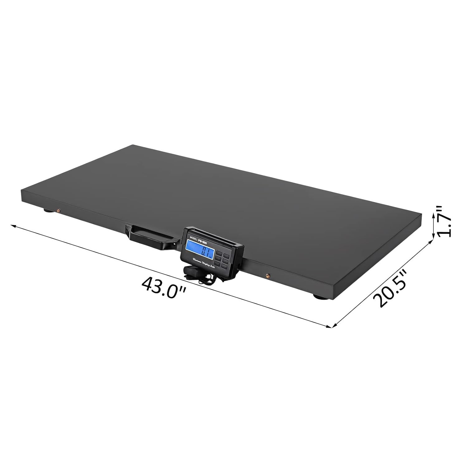 Heavy Duty 1100lbs Digital Livestock Scale Large Pet Dog Sheep Goat Scale Black