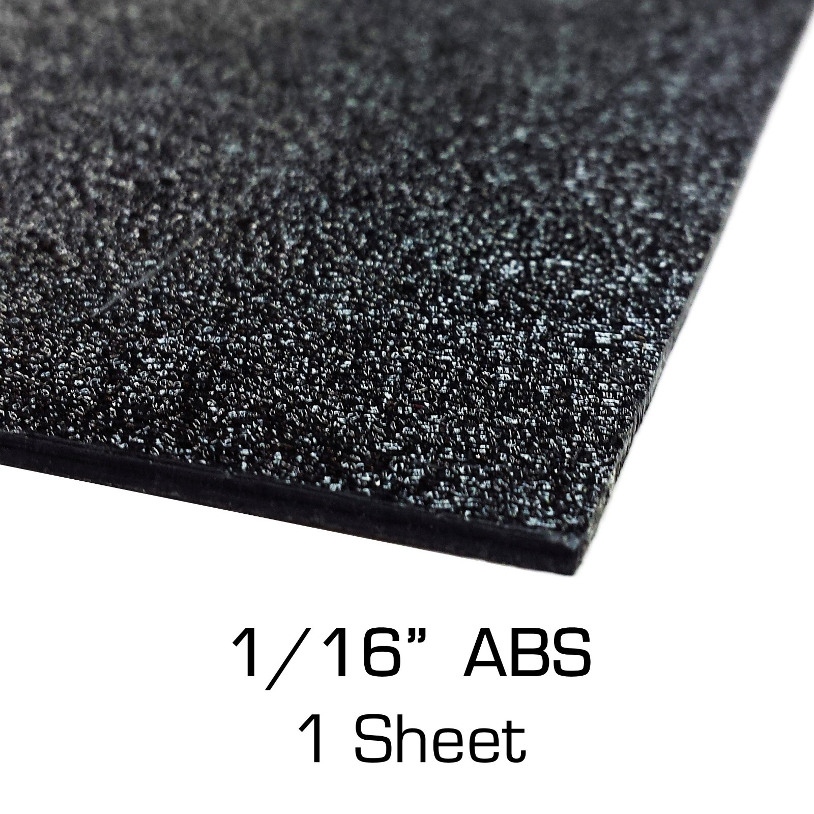 ABS Black Plastic Sheet 48″ X 96″ X 0.0625″ (1/16″) 4×8 ft – Black Haircell