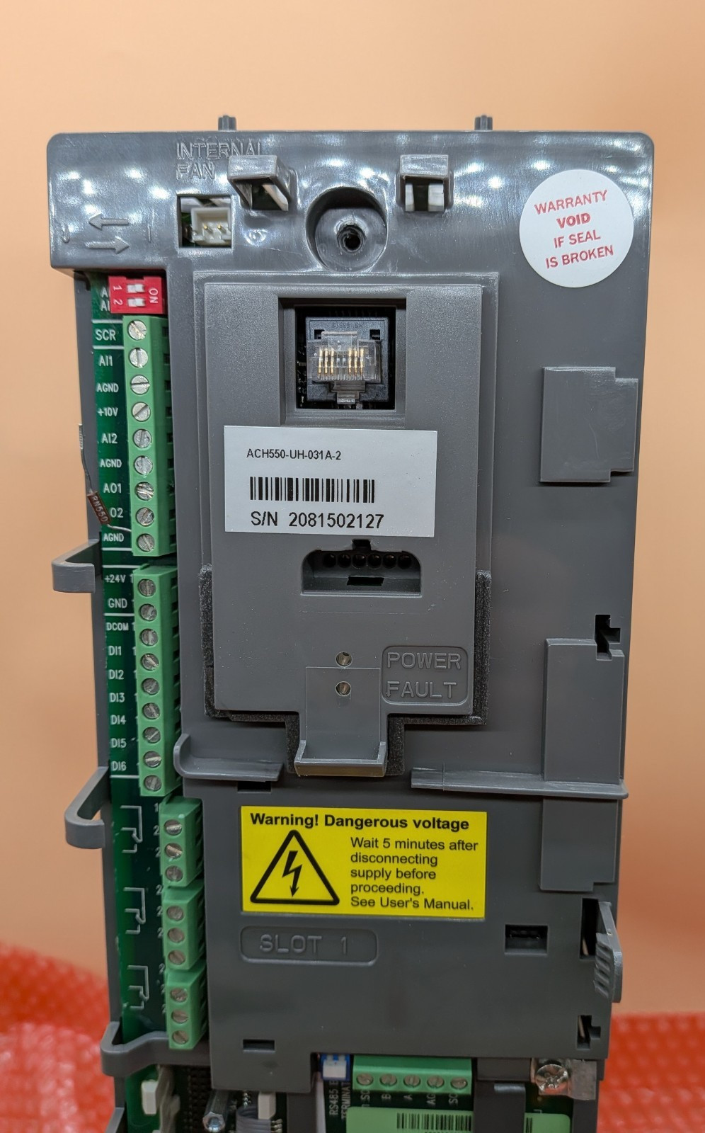 ABB HVAC Variable Frequency Drive ACH550-UH-031A-2 5-10HP 15.2A-30.8A 208-240VAC