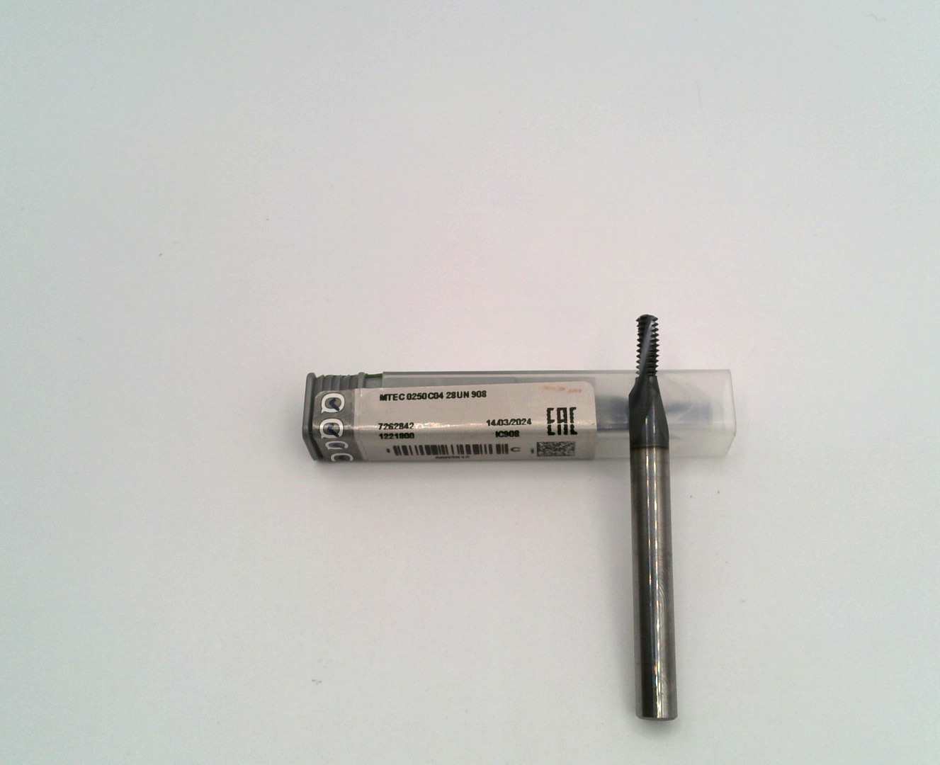New ISCAR MTEC 0250C04 1/4-28 .160 Carbide Thread Mill IC908 91135269 5603912