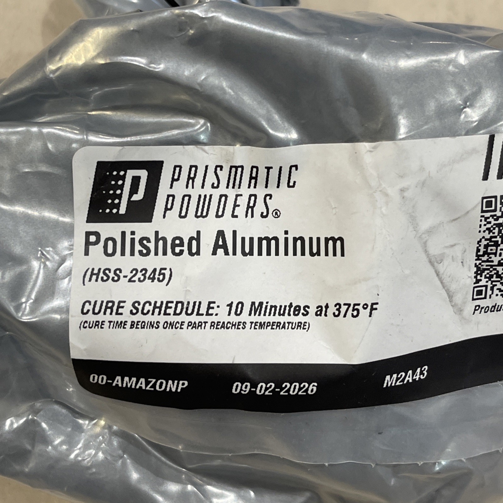 Prismatic Powders® Polished Aluminum HSS 2345 1LB New in Package
