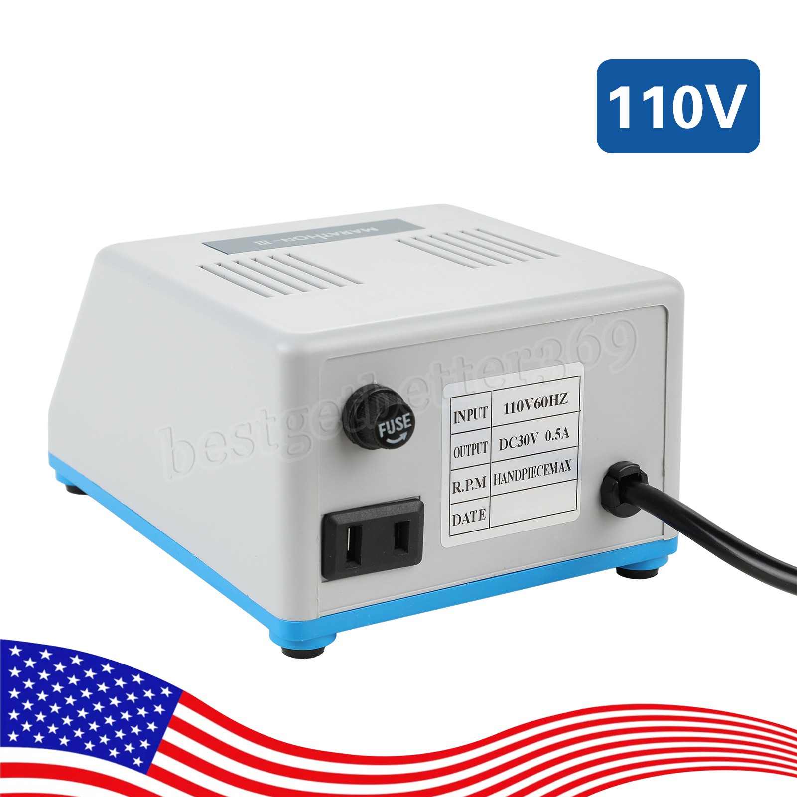 Dental Lab MARATHON-III Micromotor 35K RPM Polisher Grinder Machine Tool & Pedal