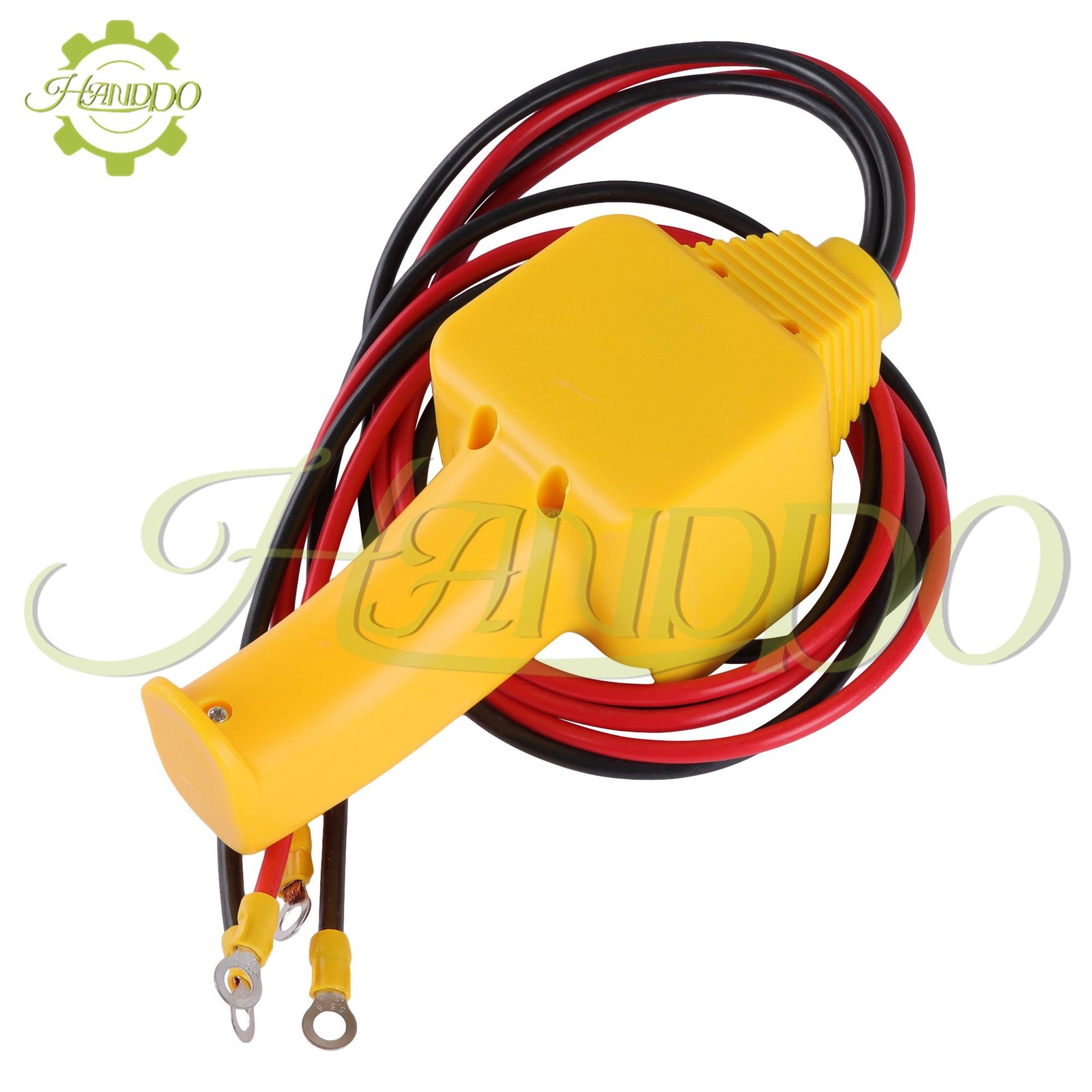 3000lbs Electric Winch 32ft Synthetic Rope 12VDC/1.3HP 2.5m Wired Remote IP55