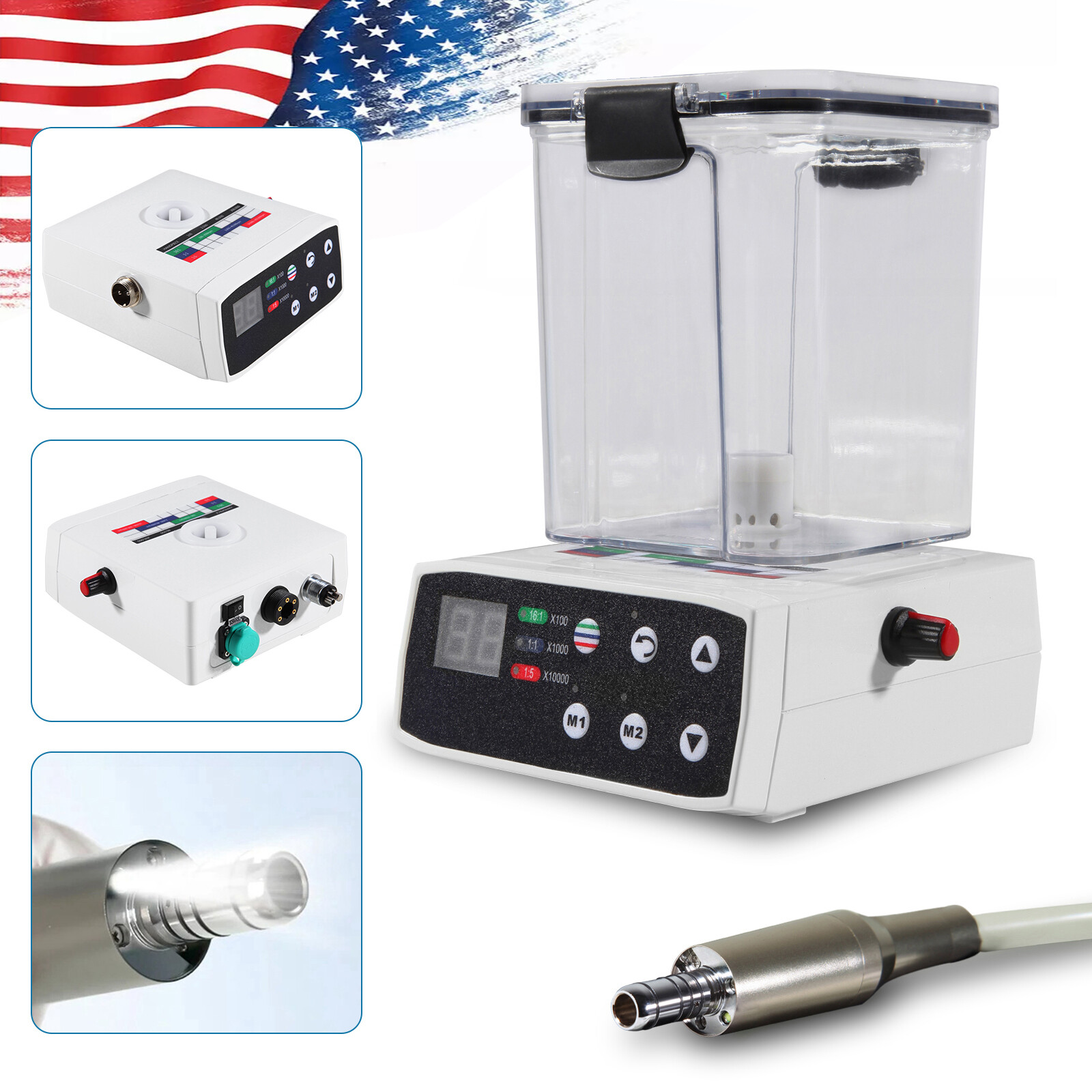 Dental Electric Motor 1:5 High Speed Handpiece Contra Angle