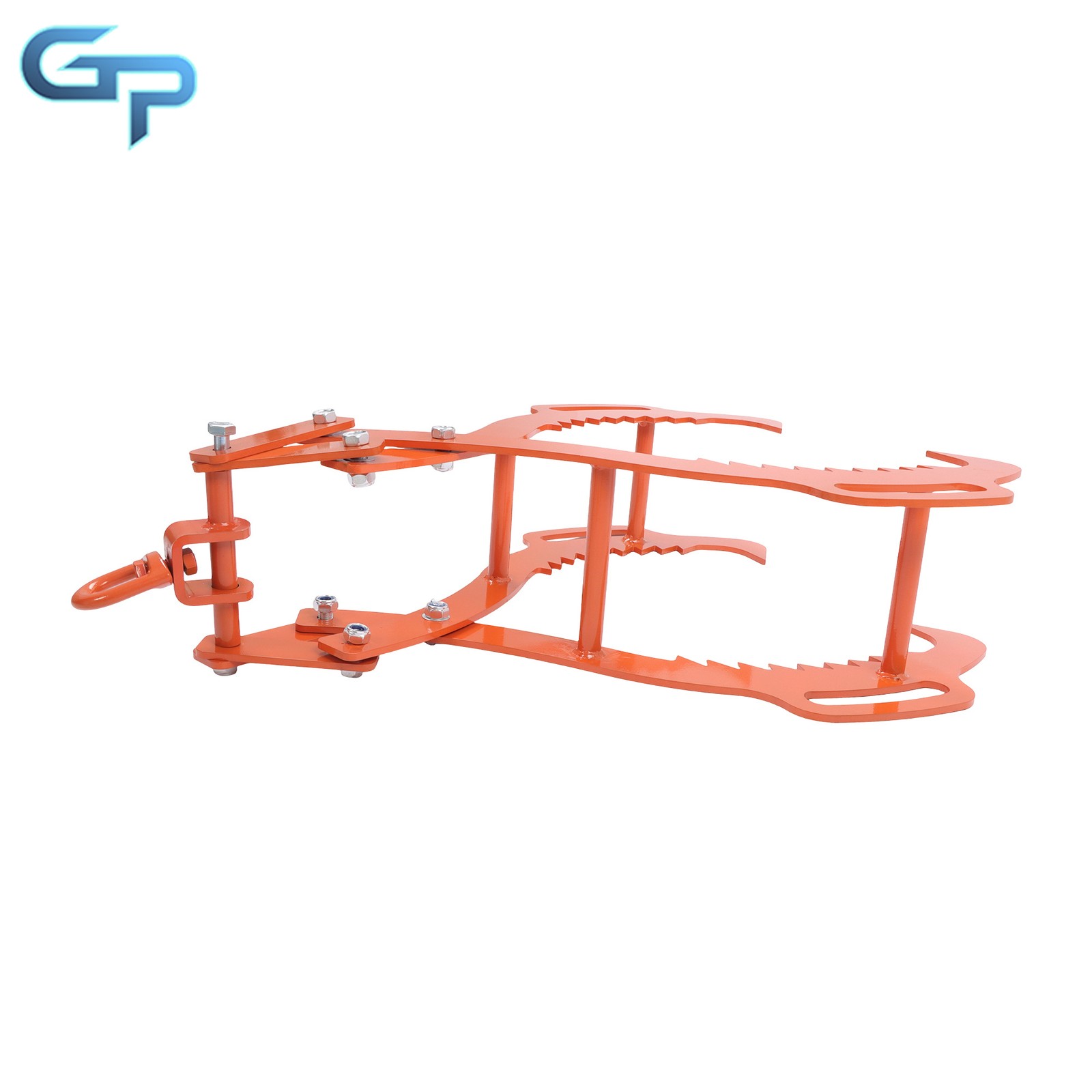 Log Lifting Tongs 36″ Heavy Duty Steel 4 Claw Swivel Lumber Log Skidding Tongs