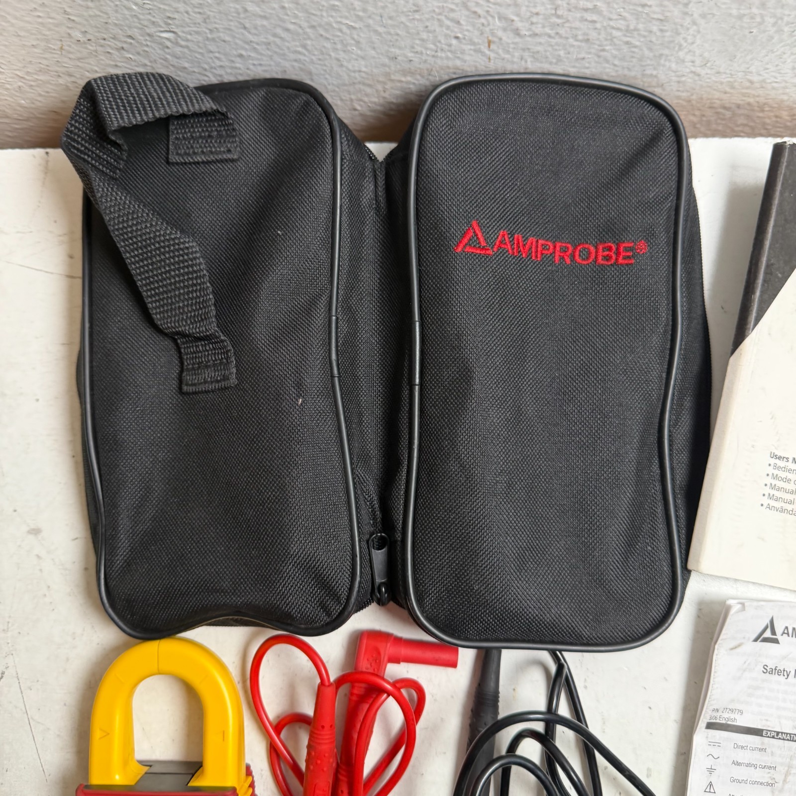 Amprobe ACD-14 PLUS Red CAT III 600V Handheld Dual Display Clamp-On Multimeter