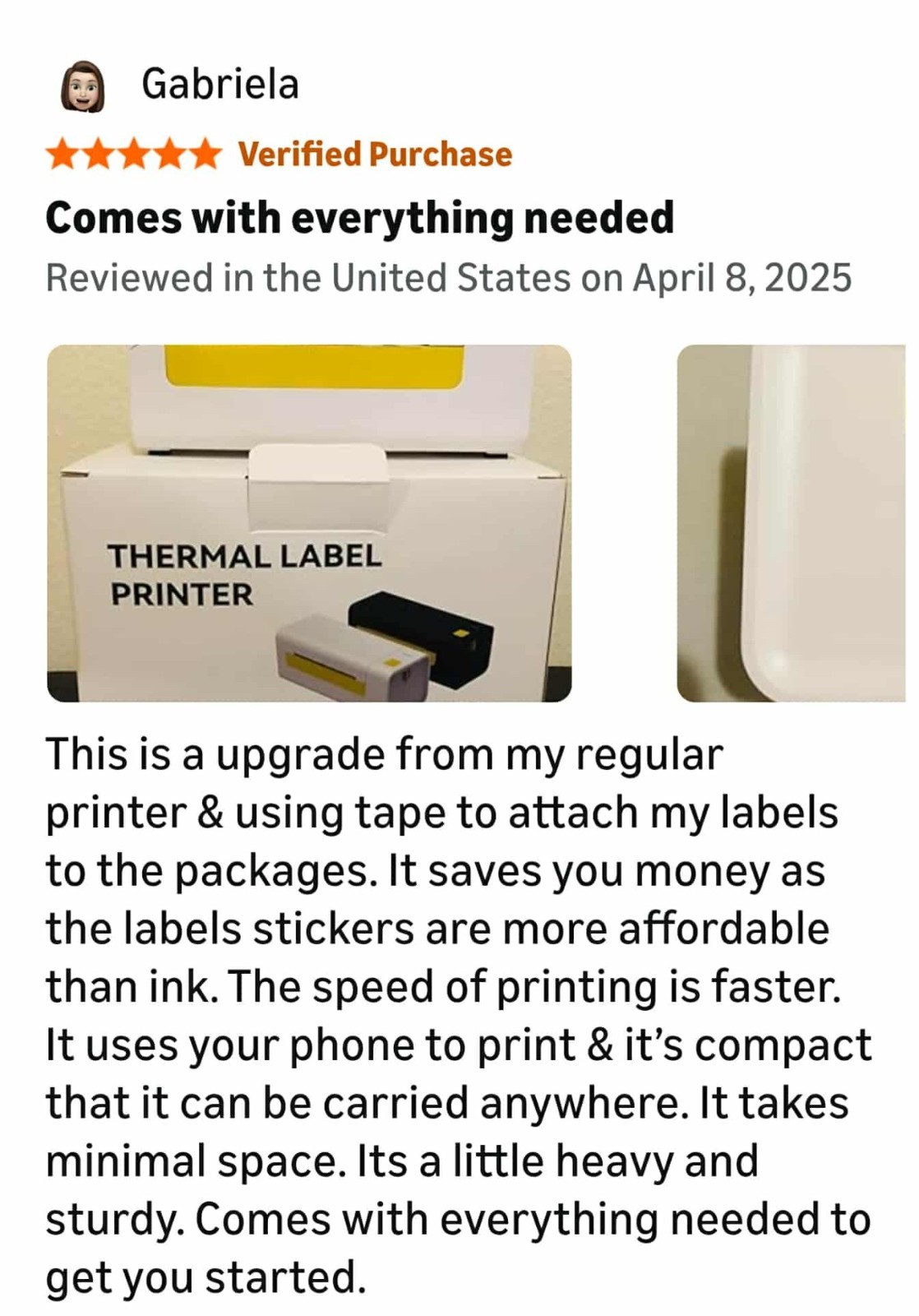 Thermal Bluetooth Shipping Label Printer 4×6 – Mac Windows Android iOS (Open Box