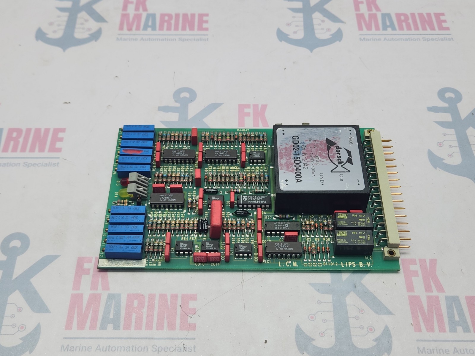 LIPS BV 800.0515.X A L.C.M. PCB WITH CARD HOLDER