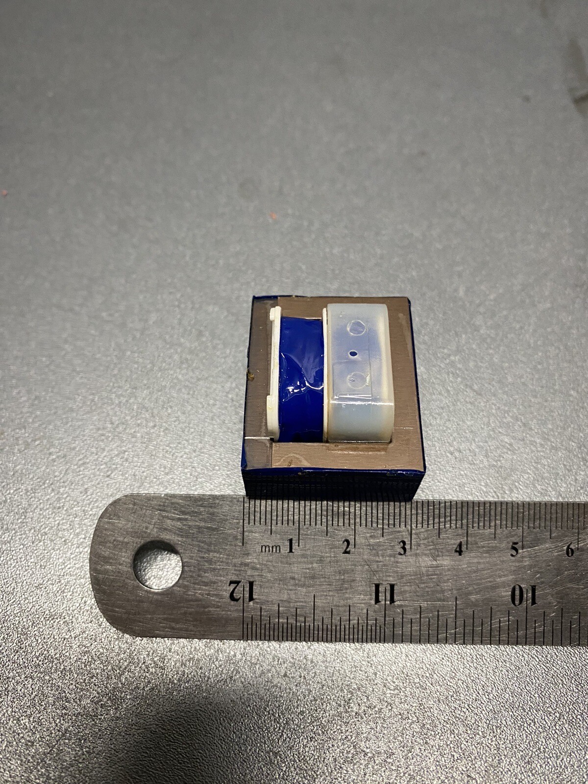 PCB mount transformer, Single primary, dual secondary, 120 volts/12 volts