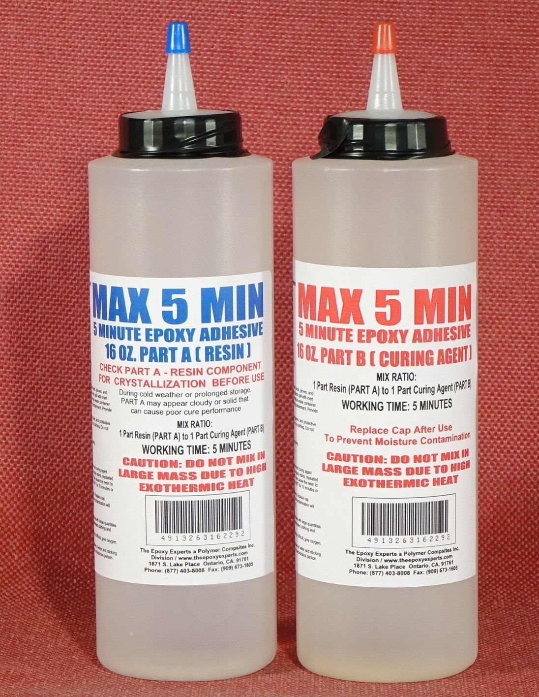EPOXY RESIN 5 MINUTE SET GLUE HIGH STRENGTH & TOUGHENED LOW COST BULK QUART KIT