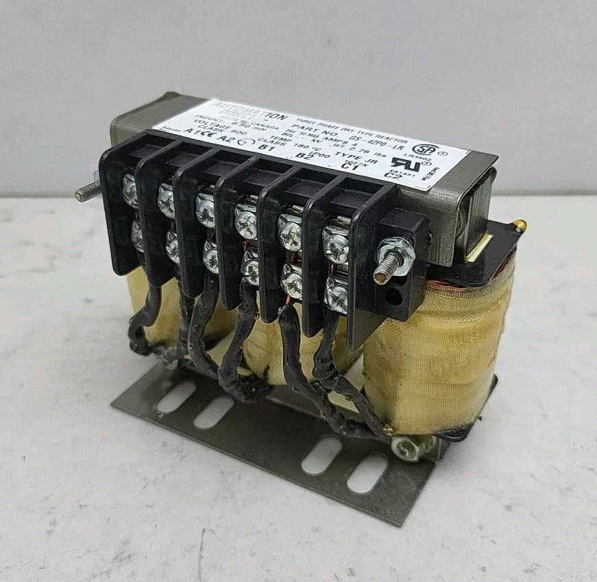 Automation Direct GS-42P0-LR 3 Phase Dry Type Line Reactor 600 V 60 Hz 4 Amps