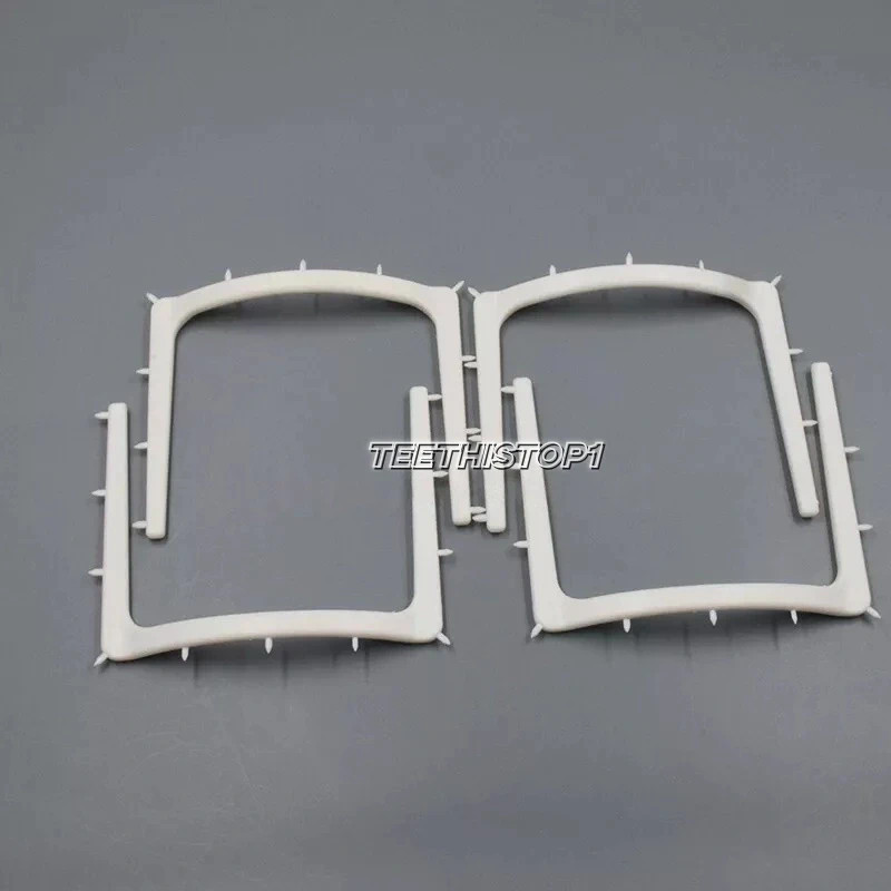10 Pcs Dental U-Shape Autoclavable Plastic Rubber Dam Frame Holder Instrument