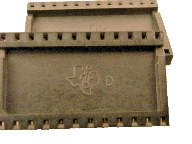 C9324-02 TI Dip Sockets Lo-profile 24 Pins Mylar Wafer (QTY 15