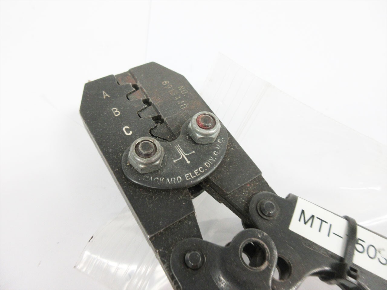 3 x PACKARD ELECTRIC 8913440 OPEN BARREL HAND CRIMP TOOL – PARTS
