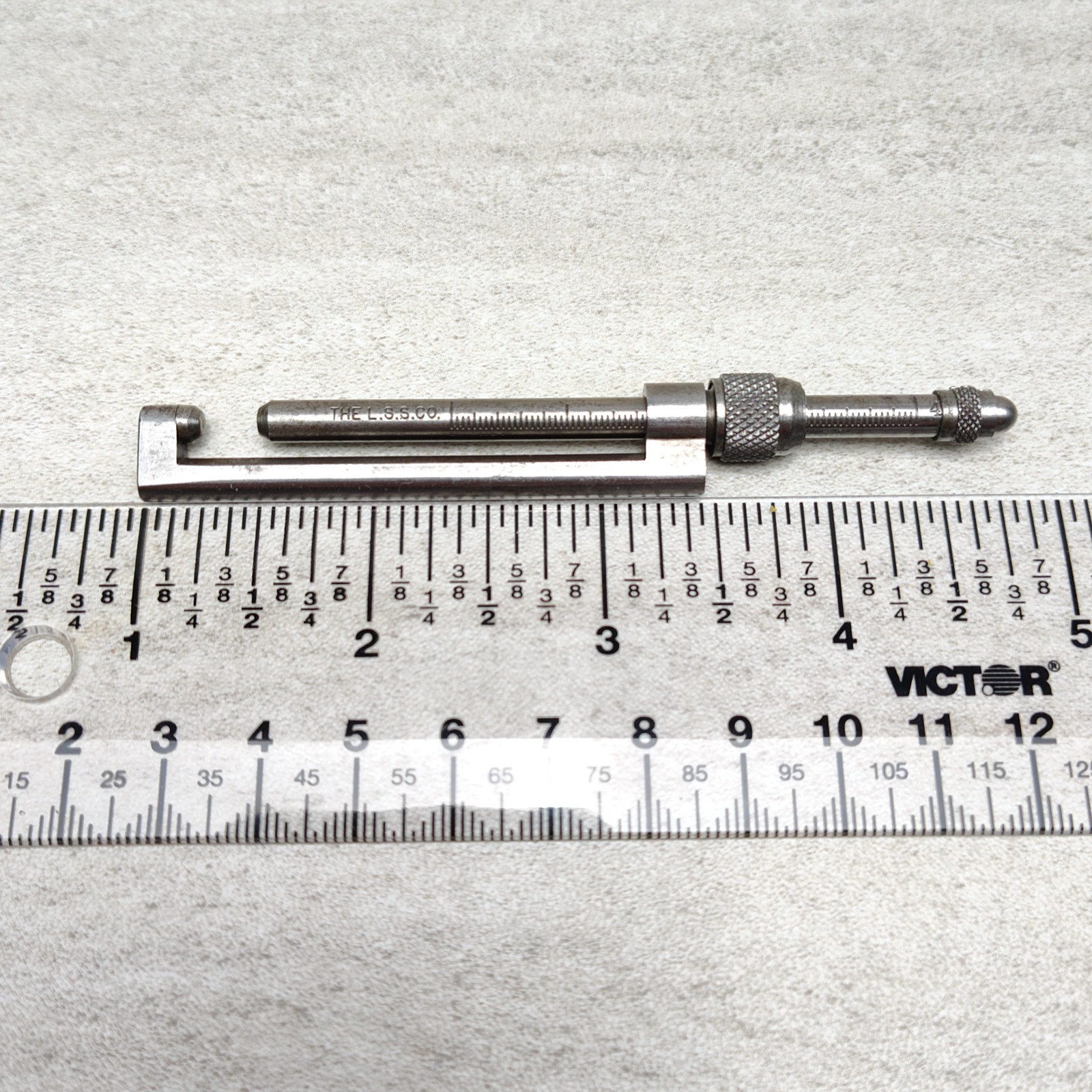 Starrett 31 Patent Inspector’s Gauge Thickness Gage, Rare