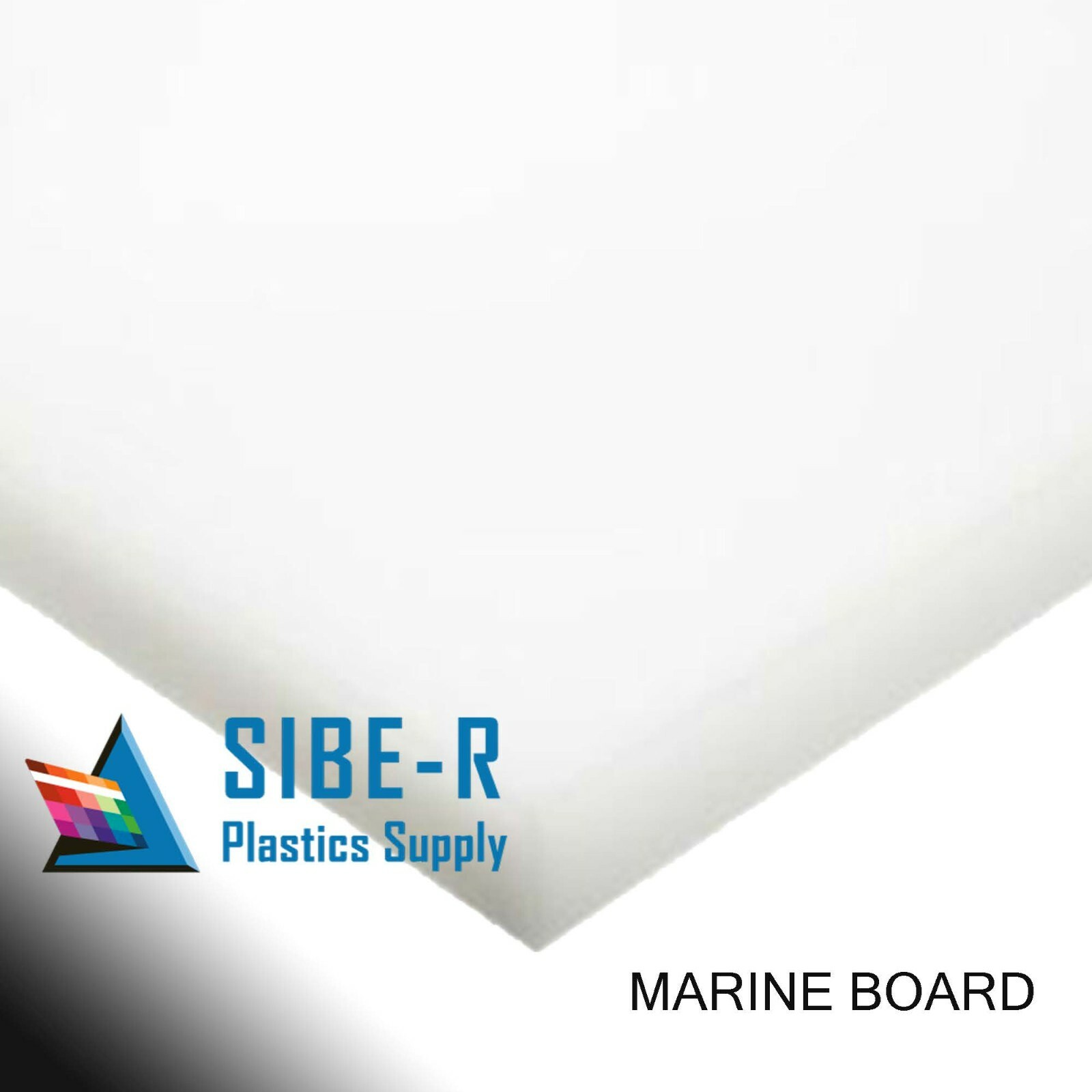 HDPE Marine Board Plastic Sheet – 1/2″ Thick (12mm) – White – 24″ x 27″